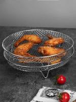Rack De Acero Inoxidable Para Air Fryer Accesorios De Horno Y Secadora Para Cocinar Almohadillas De Hornear Y Almohadillas De Vapor Resistente Al Calor Herramientas De Cocina - details 6