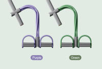 Dispositivo De Entrenamiento Con Cuerda Elástica De Resistencia 4-Tubo 6-Tubo Bandas De Resistencia Para Gimnasio Y Ejercicio Fitness Equipamiento De Ejercicio Abdominal Y Musculación - details 12