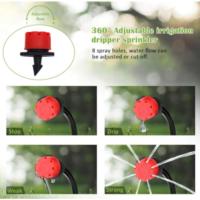 Sistema De Riego Por Drip Automático Portátil 20M Con Reguladores Ajustables Y Riegos Por Misting Kit De Riego Para Jardín Con Mangueira - details 2