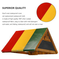 Toldo De Repuesto Para Juguete De Exterior 52"x89" Impermeable Cubierta De Techo Para Juguete De Swing Y Slides Protección Solar Para Niños - details 5