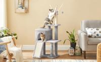 FEANDREA Árbol de Gatos, Torre de Juegos, Gatito, Gris Claro/Gris Antracita - details 0