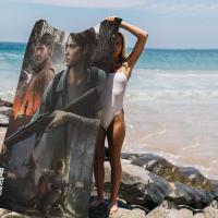 Toalla De Baño Microfibra Suave Y Absorbente Para Niñas Y Niños Toalla De Playa Decorativa Con Dibujos Animados Tamaño 30x60 Cm - details 9
