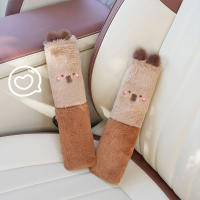 Cubre Volante De Coche De Peluche Capybara Accesorios De Cinturón De Asiento Soporte Colgante Para Auto Decoración Vehicular - details 5