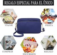 Bolso bandolera para Mujer, Bolso Cruzado de Nailon multiuonal impermeable con Correa de hombro ajustable - details 3