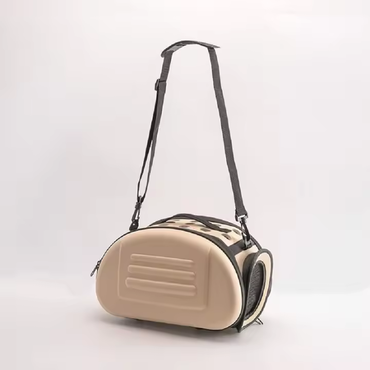 Bolsa para transportar perros Bolsa para transportar perros y gatos Transportín para mascotas transpirable y plegable para gatos y perros, adecuado para gatos y perros pequeños y medianos Pink36*20*23cm - 1