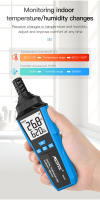 Medidor De Temperatura Y Humedad Digital LCD -20-60°C Termómetro Punto De Neblina/Hygrometer Manuales Para Uso Doméstico - details 8