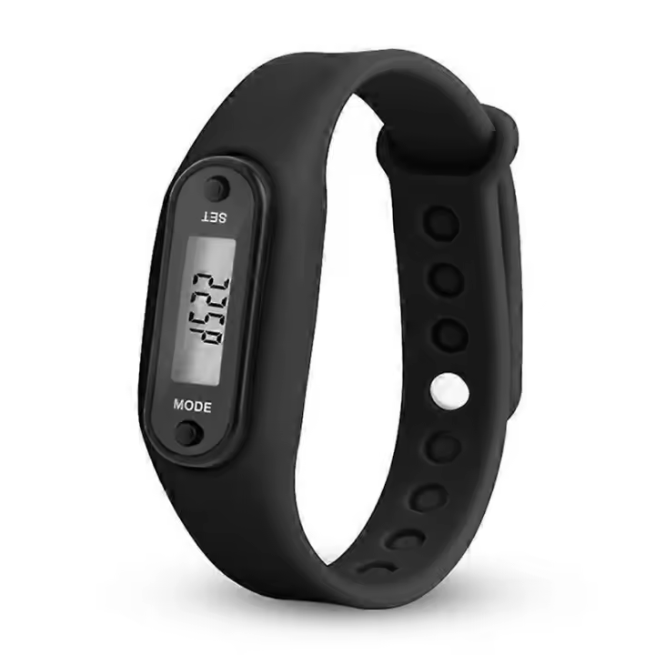 Paso cuenta actividad Tracker fitness deporte reloj muñeca podómetro LCD adulto Niño - 1
