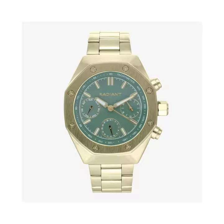 Radiant Reloj Hombre Reloj Hombre Volie 44mm Verde Ipg Metal 5 Atm - 1