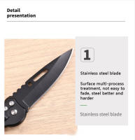 Nueva Llave De Acero Inoxidable Con Cuchillo Plegable Para Exteriores Cuchillo De Mano Plegable Para Frutas Cuchillo De Portaobjetos - details 3