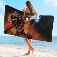 Toalla De Baño Infantil Con Diseño De Transformers Autobots Toalla De Playa Toalla De Piscina Regalo De Vacaciones Toalla De Picnic Tamaño 30x60 Cm 50x100 Cm 76x182 Cm Toalla De Poliéster/Celulosa Absorbente Y Secado Rápido - details 8