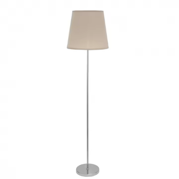 Lámpara de Pie FABRILAMP Maldivas 1xe27 Niquel/Piedra 40D - Diseño Moderno - 1