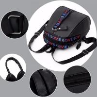 Mochila De Moda Para Mujer Casual Bolso De Hombro Escolar Material Principal Nylon Con Lining De Acrílico Sistema De Porta Cómodo - details 8