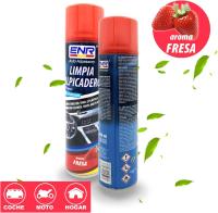 ENERFERO-Limpia Salpicaderos Coche en Spray, Limpiador Tapiceria Coche,Limpia Tapicerias Coche Vinilo Y GOMA-Protector Interior Coche Protege Daño UV-Aire Evolución, Varios Aromas, Efecto Mate 400ml - details 1