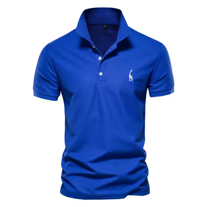Camiseta de manga de Verano para hombre, POLO para hombre, ropa de trabajo, camiseta pesada de Ciervo de Media manga para hombre - 1