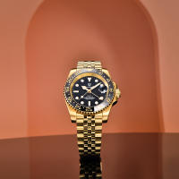 Reloj Mecánico Para Hombre PAGANI DESIGN PD-1662 Cristal De Sapphire GMT Resistente Al Agua 100M Acero Inoxidable Deportivo Con Calendario Completo - details 3