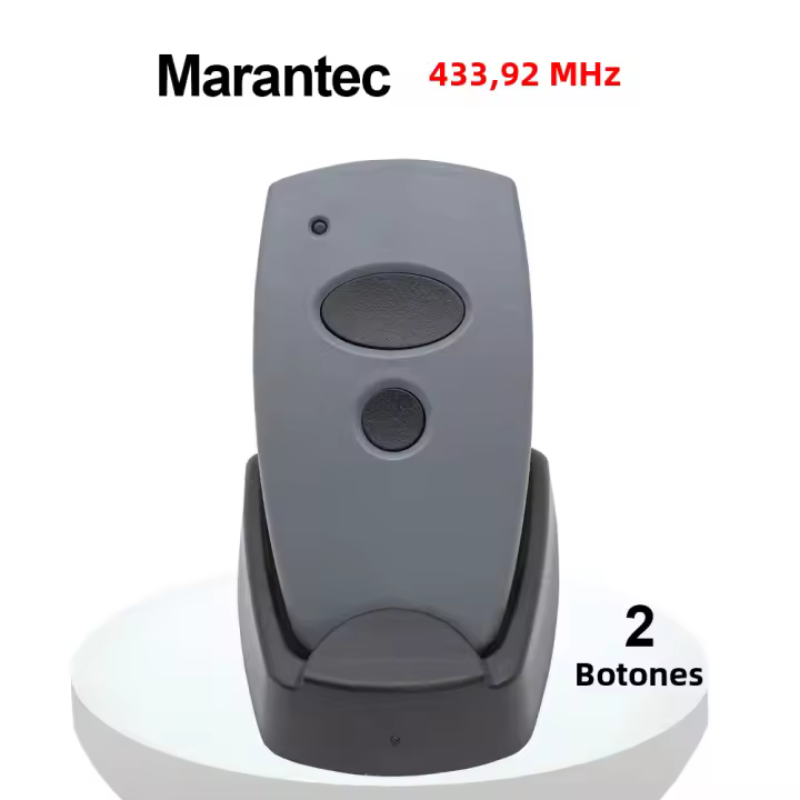 Control Remoto De Puerta De Garaje Marantec 433 MHz Clon De 302/304 Con Llavero Compatible Con Modelos Digital 302 304 313 Comfort 270 252 Digital Comfort 250 Y 220 - 1