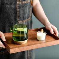 1PCS Cajita De Almacenamiento Rectangular De Madera Retro Para Comida Y Té En Hotel Servicio De Mesa Ecológico Japones Estilo - details 1