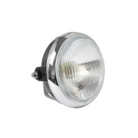 Faros De Motocicleta Negro Faro Frontal Redondo 12V Luz Universal Para Honda Suzuki Yamaha Harley Cafe Racer Accesorios De Iluminación Para Vehículos - details 5