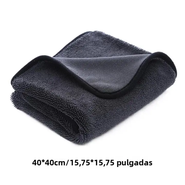 Toalla De Lavar Coche Microfibra Doble Cara Ultra Absorbente Para Limpieza Y Secado Detallado De Coches - 1