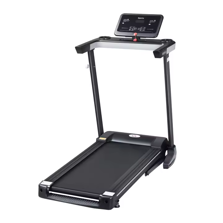 HOMCOM Cinta de Correr y Andar Eléctrica Plegable Velocidad 1-12 km/h con 12 Programas Pantalla LCD Botón de Emergencia Carga 100 kg 71x128x122 cm Negro - 1