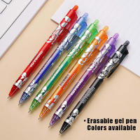 6Pcs Bolígrafo De Gel Erasable Creativo Y Colorido Kawaii Para Estudiantes Suministros De Oficina Presionable Multicolor - details 1