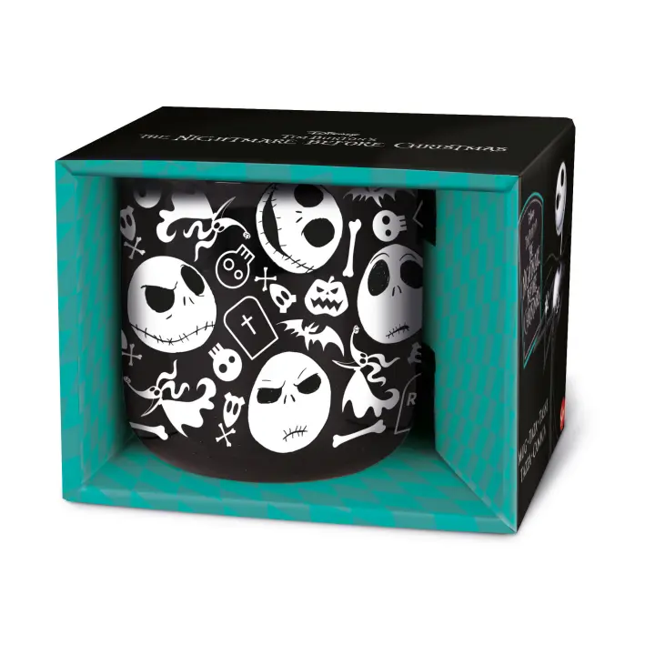 Nightmare before christmas breakfast ceramic mug 400 ml - 1