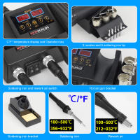 8898 2 in 1 Electric Soldering Iron Heat Gun Digital Display Welding Station Welding Maintenance Tool Combination Solder Iron Tools - details 5