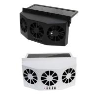 Ventilador De Escape Para Coche Recargable Por USB Y Solar Circulación De Aire Enfriamiento Y Disipación De Calor Alta Potencia 2/3 Ventilador De Ventilación Frontal - details 9