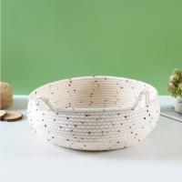 Cama De Gato De 40CM Tejida Con Alambre Y Algodón Cómodo Nido Para Perro Pequeño Casa Para Perro Grande Con Placa De Ahemusión - details 3