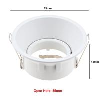 2PCS Luz Baja Recortable De Aluminio Comercial LED Accesorios De Iluminación Rotativos Ajustables Para El Hogar Y Oficina - details 4