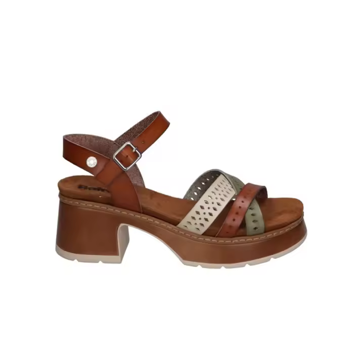 Sandalias de tacón Refresh 172693 Mujer Camel - 1