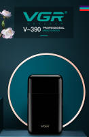 VGR 390 Mini Trimmer De Barba Recargable Con Hoja Sola Cepillo Eléctrico Para Rostro Y Cuerpo Para Hombres Corte Rápido Y Preciso - details 2