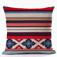 Cubierta De Cojín Cuadrada De Lino Personalizable Estilo Bohemio Turco Para Sofá Y Cintura Suministros Del Hogar 100% Algodón Ecológico - details 4