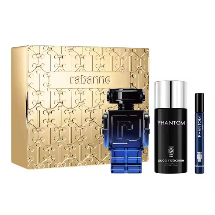 PACO RABANNE PHANTOM INTENSE EAU DE PARFUM 100ML + DESODORANTE SPRAY 150ML VAPORIZADOR + MINIATURA 10ML - 1