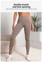 Leggings Deportivos De Cintura Alta Para Mujer Sujetador Elástico Fitness Yoga Gimnasio Sin Costuras Levanta Glúteos - details 4