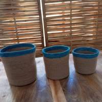 Conjunto de 3 Maceteros de Yute - Decoración Hogar - Elige Estilo y Naturalidad para tus Plantas - Marca ANIMS - details 4