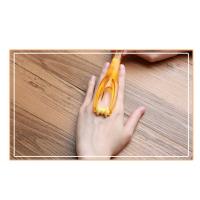 Masajeador De Mano 1Pc Rollador De Masaje Para Aliviar La Fatiga De Los Dedos Y Mejorar La Circulación Súper Masajeador De Acupuntura Portátil De ABS Color Ámbar - details 3