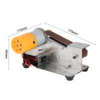 Mini Lijadora Eléctrica Para Cinturón Con Set De 10 Lijadores Herramienta De Pulido Y Tratamiento De Superficie Para DIY 220V/110V - details 1