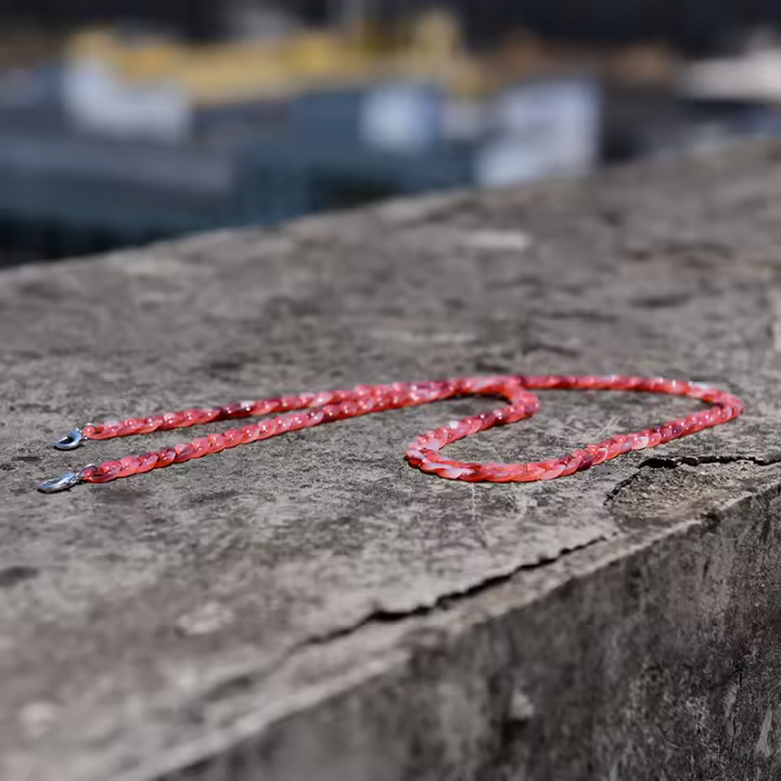 Cadena De Gafas Moda Para Mujer Lanyard De Mascarilla Correa De Cuello Acrílico Trendy Portador De Gafas De Sol Y Corrector De Moda Para Fiesta - 1