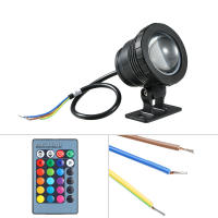 Lámpara Submersible LED RGB 10W Con Control Remoto IP65 Impermeable Para Piscina Acuario Estanque Fuente De Escorrentía Festivales - details 8
