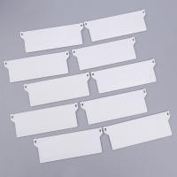 Juego De 10 Placas De Base Plásticas Para Cierres De Ventanas Accesorios Duraderos Para Cortinas Y Slats Peso Inferior Vertical - details 1