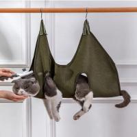 Soporte Confortable Para Mascota Con 2 Gancho Para Baño De Gatos Y Perros Tela De Hamaca De Reparación De Uñas Adecuado Para Mascotas - details 2