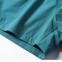 Shorts De Playa Casuales Para Hombres Verano 2024 Elasticidad Rápido Secado Seda De Hielo Color Sólido Para Deportes Y Fitness - details 7