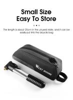 Pump De Bicicleta Portátil Mini WEST BIKING Inflador De Neumáticos Mano Para Vuelco Y Ruedas Accesorios De MTB Y Carretera Valvulas Schrader Presta - details 1