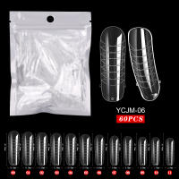 60pcs Extensiones De Uñas Falsas Art Acrílicas UV Gel Polvo Moldes De Escultura Cubiertas Completas Presión En Manicura Suministros Herramientas Para Dedos - details 12
