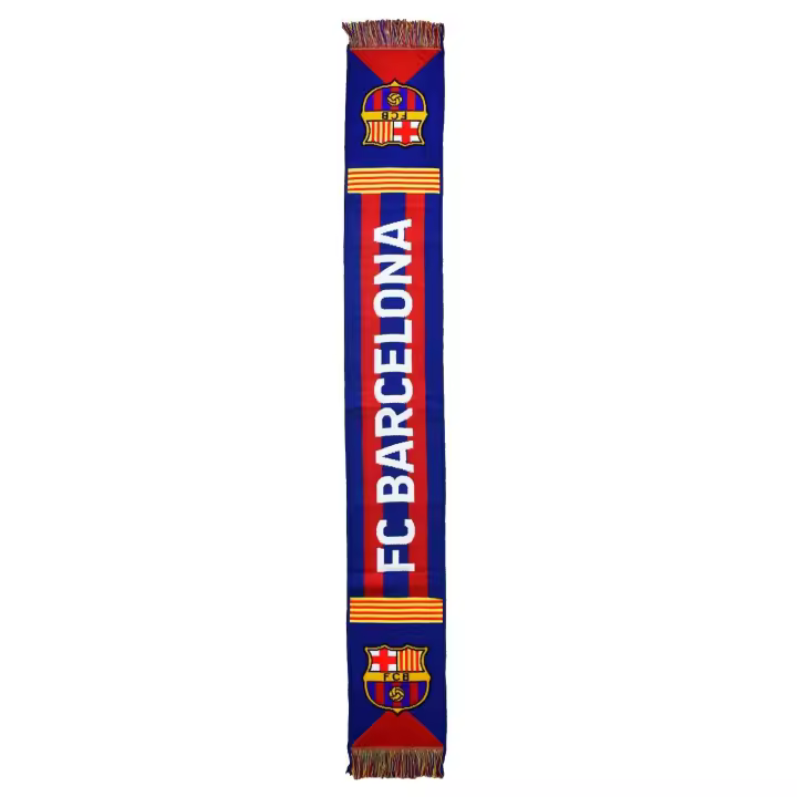 FC Barcelona Bufanda Telar Nº40 - Con Licencia Oficial - 140x20cm - 1