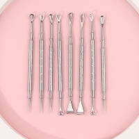 Herramienta De Eliminación De Acné Con Puntos Negros Y Quistes Herramienta De Extracción De Comedones Y Limpieza De Poros Con Agujas Para Limpiar La Cara - details 0