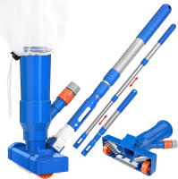 Aspiradora De Piscina Portátil Mejorada 40'' Con Cepillo Limpiador Subacuático Para Mantenimiento Y Limpieza De Piscinas - details 2