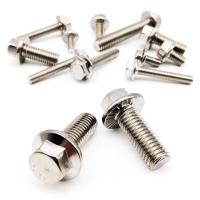 Tornillos De Rosca Con Anillo De Dientes Acero Inoxidable A2-70 GB578 Hexagonales Para Metalworking Tamaños M5 M6 M8 M10 M12 - details 2
