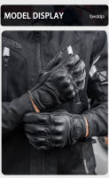 Guantes De Motocicleta De Cuero Ganso Para Hombres Y Mujeres Retro a Prueba De Agua Para Primavera Verano Motocross Carreras En La Calle - details 8